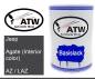 Preview: Jeep, Agate (Interior color), AZ / LAZ: 500ml Lackdose, von ATW Autoteile West.